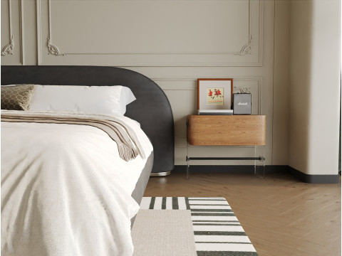 Cozy Bedroom interior scene 004 Modello 3D