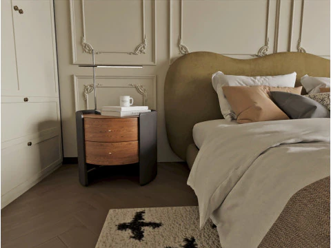 Cozy Bedroom interior scene 006 3D Model