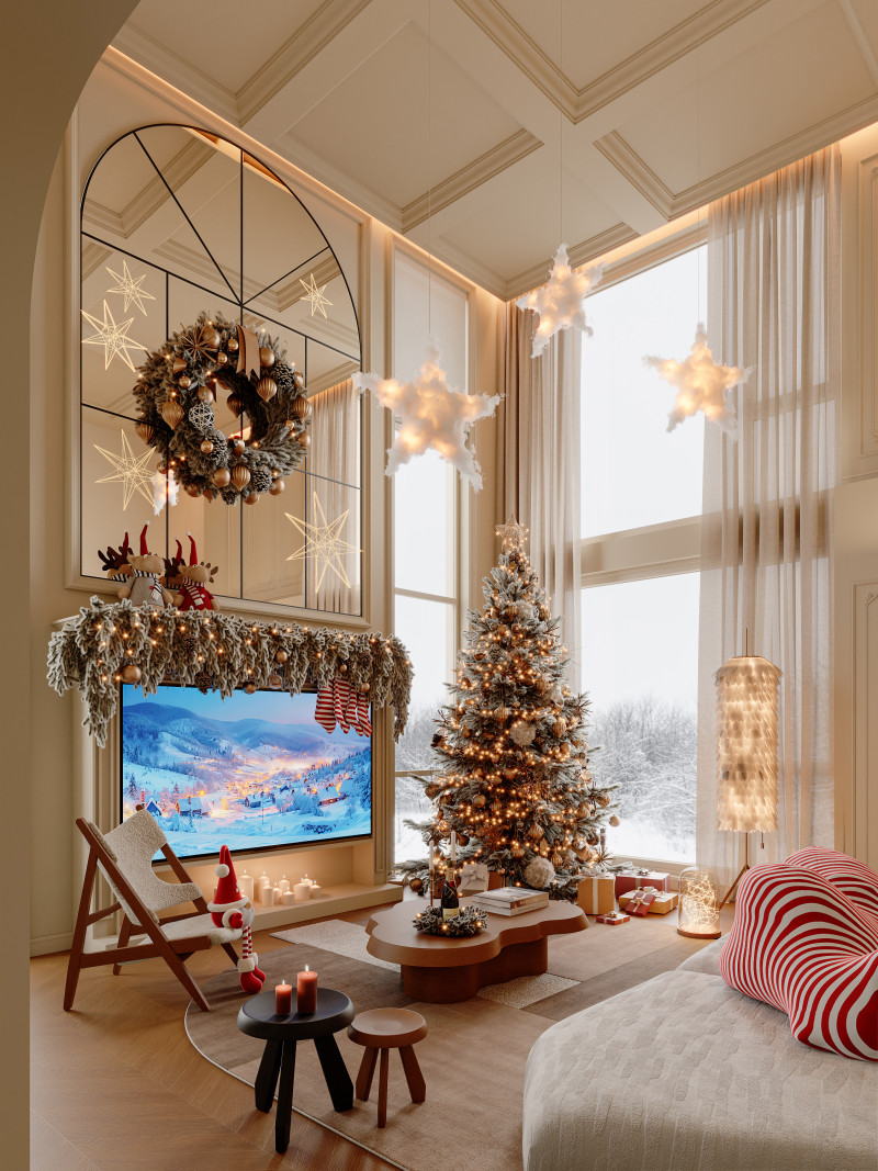 Christmas Home Model 3D .c4d .max .obj .3ds .fbx .stl .blend