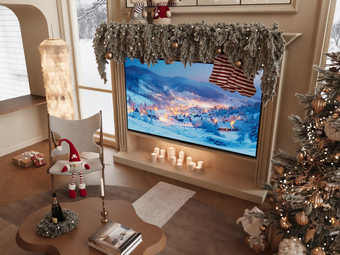 Christmas Home Model 3D