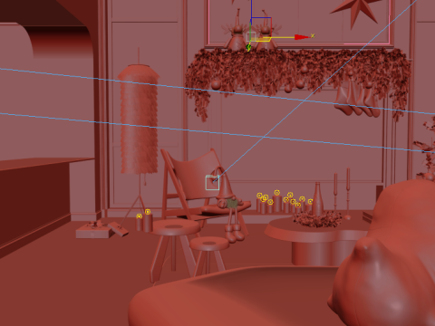 Christmas Home Model 3D