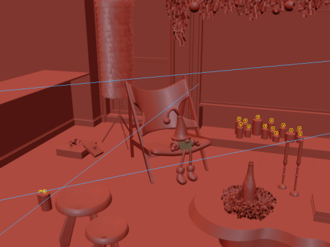 Christmas Home Model 3D