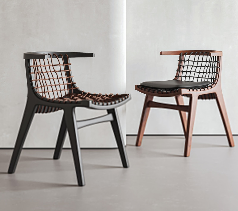 Garden rattan leisure chair 026 Model 3D .c4d .max .obj .3ds .fbx .stl .blend 