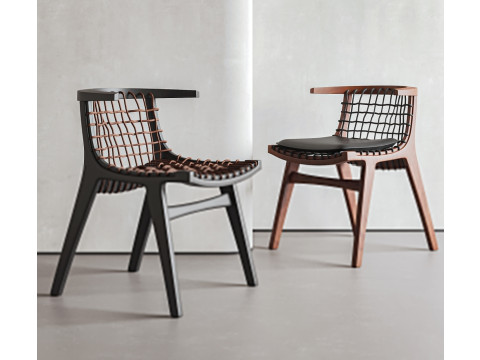 Garden rattan leisure chair 026 3D Модель