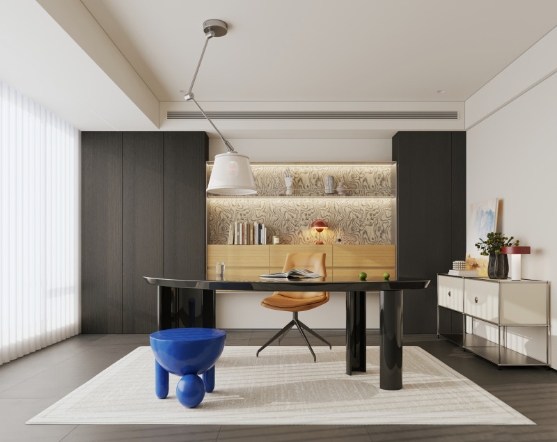 Home Office 057 Modelo 3D .c4d .max .obj .3ds .fbx .stl .blend
