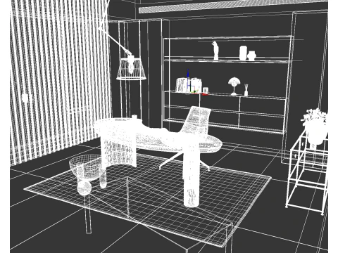 Home Office 057 3D Model