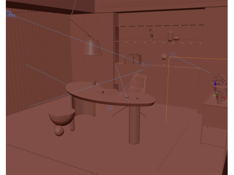 Home Office 057 Modelo 3D