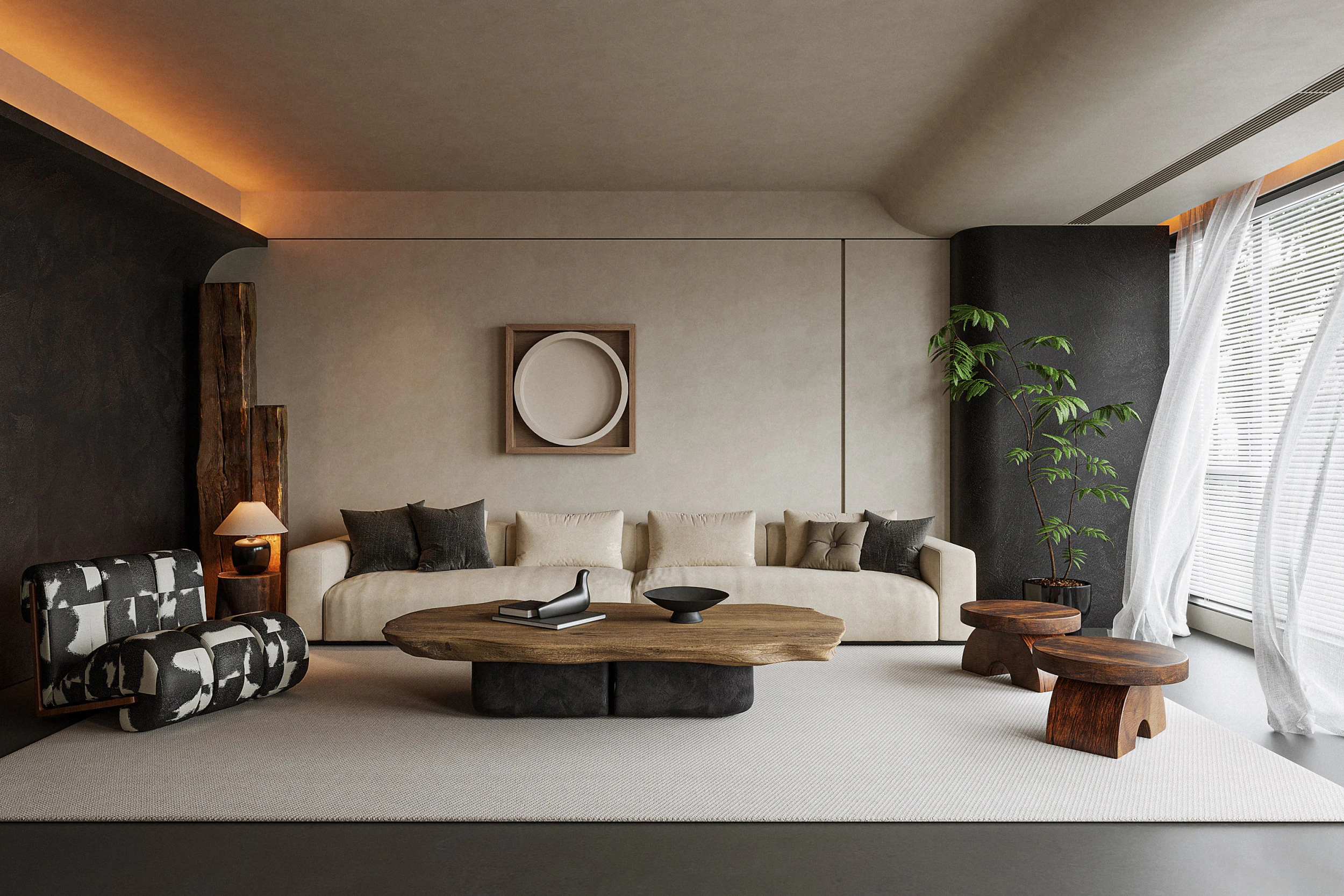 Homestay living room 008 3D Model .c4d .max .obj .3ds .fbx .stl .blend 