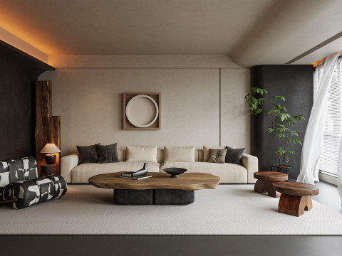 Homestay living room 008 3D-Modell