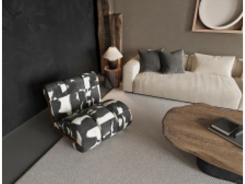 Homestay living room 008 3D Model
