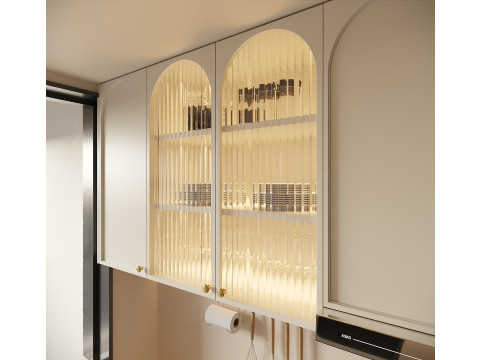 Kitchen Modern interior 058 3D 模型