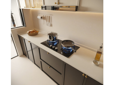 Kitchen Modern interior 058 3D 模型