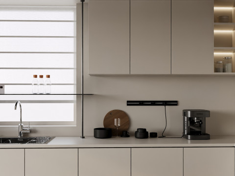 Kitchen interior 052 3D 模型