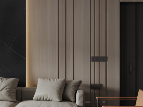 Living Room Scene 015 Modello 3D