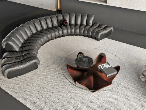 Livingroom interior scene 005 Modelo 3D