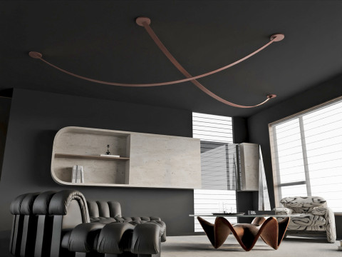 Livingroom interior scene 005 Modelo 3D