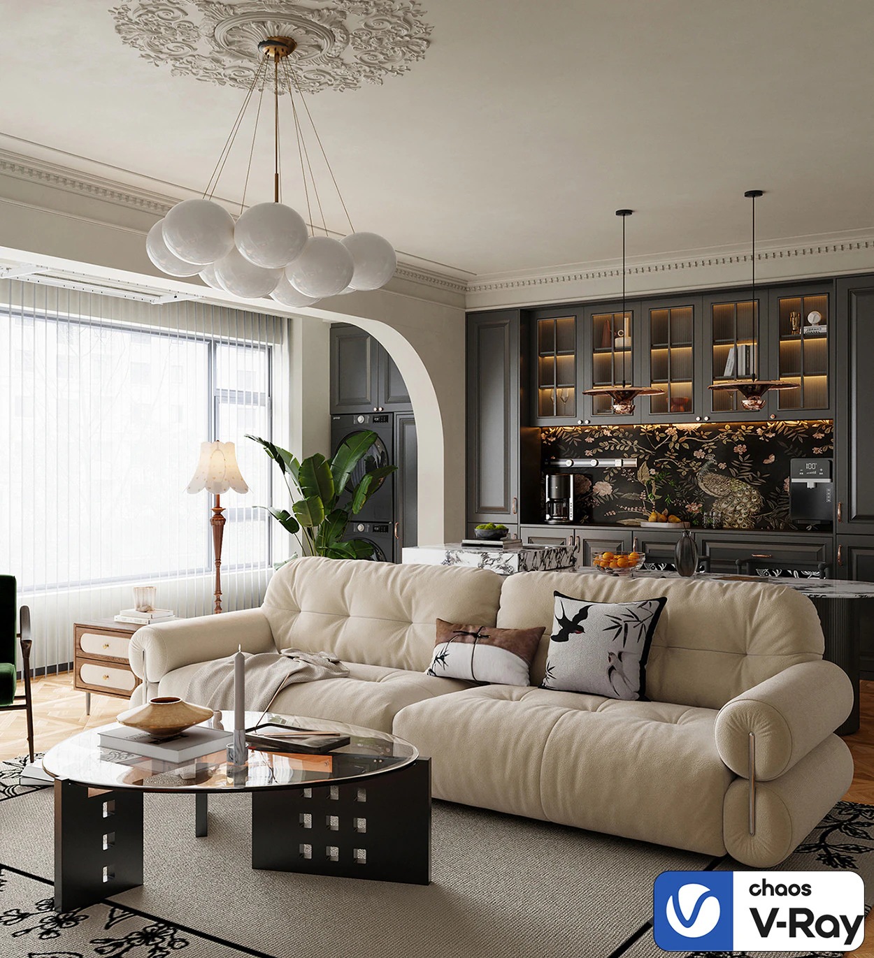 Livingroom interior scene 010 3D Model .c4d .max .obj .3ds .fbx .stl .blend