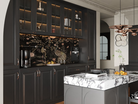 Livingroom interior scene 010 3D मॉडल