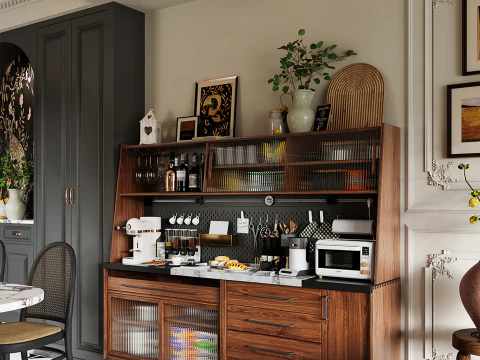 Livingroom interior scene 010 3D Model