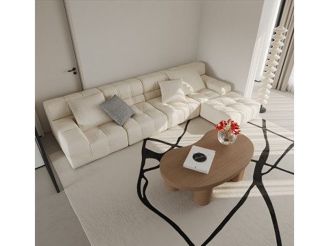 Livingroom interior scene 013 Modello 3D