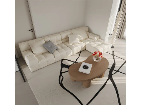 Livingroom interior scene 013 3D Model