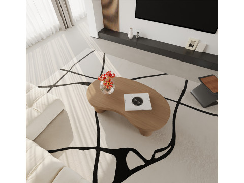 Livingroom interior scene 013 Modello 3D