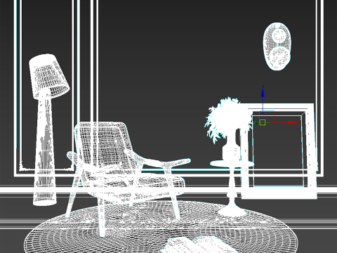 Lounge Chair 030 3D Model