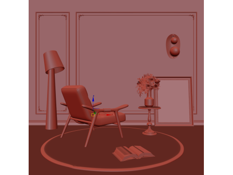 Lounge Chair 030 3D Model