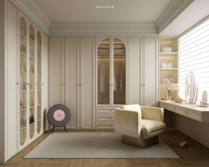 Luxury Wardrobe Cloakroom 019 Modèle 3D .c4d .max .obj .3ds .fbx .stl .blend