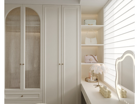 Luxury Wardrobe Cloakroom 019 Modèle 3D