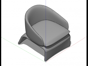 Single Sofa 3D Model