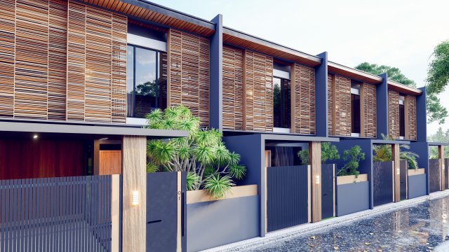 Modern Black and Wood design Model 3D .c4d .max .obj .3ds .fbx .stl .blend 