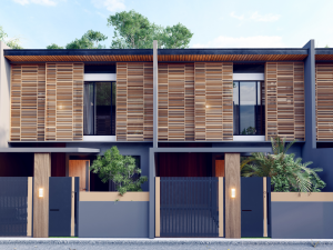 Modern Black and Wood design Model 3D