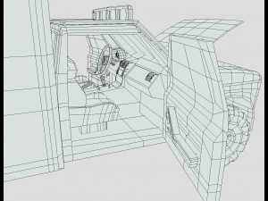 Low Poly Simple Ambulance 3D Model
