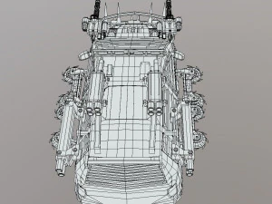 Low Poly Post Apocalypse Sport Car 3D Model