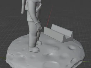 Astronaut for mobile 3D Print Model