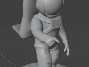 Astronaut for mobile Model do druku 3D