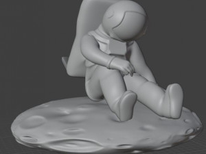 Astronaut for mobile 3Dプリントモデル