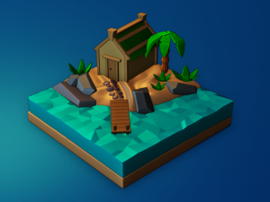 Beach Modelo 3D