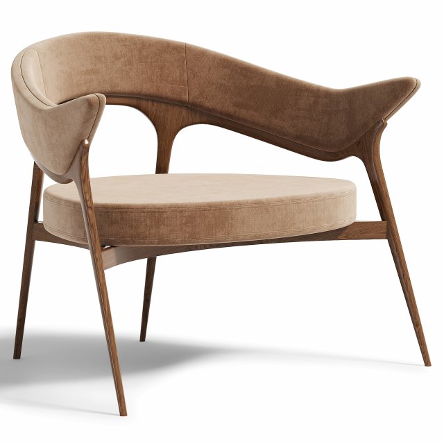 Andorinha Armchair 3Dモデル .c4d .max .obj .3ds .fbx .stl .blend 