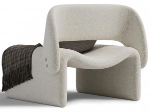 Armchair Caroline 3D Model