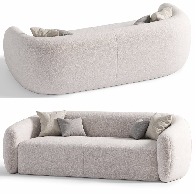 BARNABAS SOFA Modello 3D .c4d .max .obj .3ds .fbx .stl .blend 