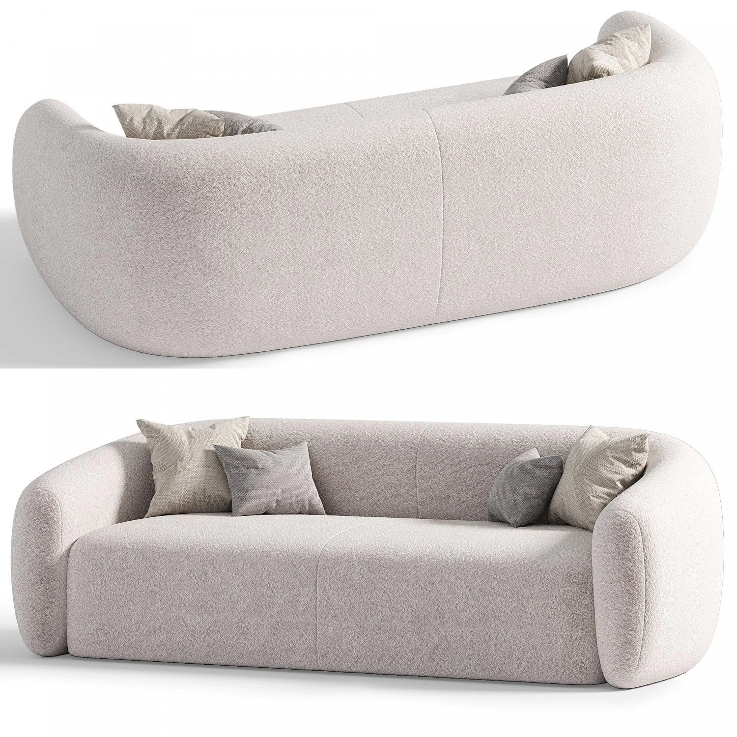 바나바스 소파 3D 모델 .c4d .max .obj .3ds .fbx .stl .blend 