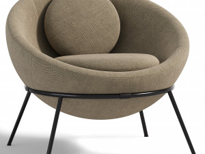 BOWL CHAIR GREEN by BARDI 3D मॉडल