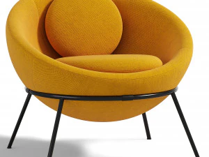 BOWL CHAIR GREEN by BARDI 3D Model