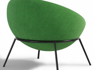 BOWL CHAIR GREEN by BARDI 3D मॉडल