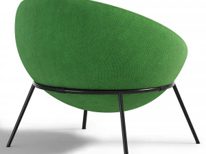 BOWL CHAIR GREEN by BARDI 3D Model