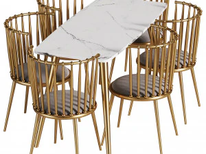 Table &agrave; manger PH 61290 Modèle 3D