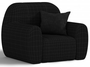 EMILI ARMCHAIR 3D मॉडल