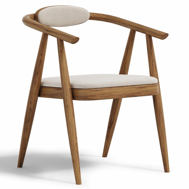 Flynn Chair Model 3D .c4d .max .obj .3ds .fbx .stl .blend 